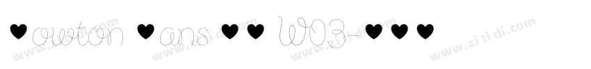 Rowton Sans FY W03字体转换